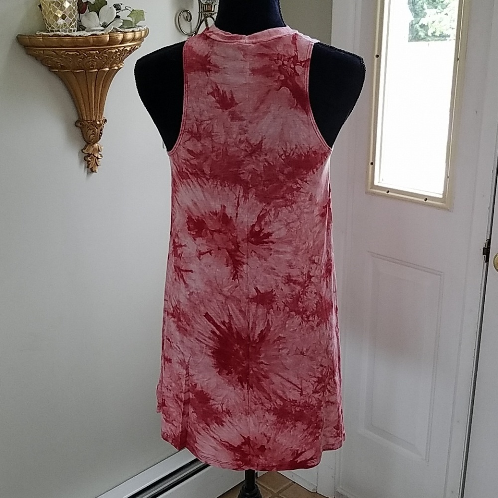 Tie dye dress, XS rayon - Picture 3 of 4